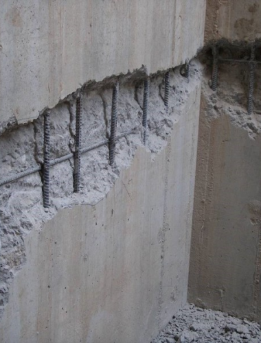Разрушение бетона